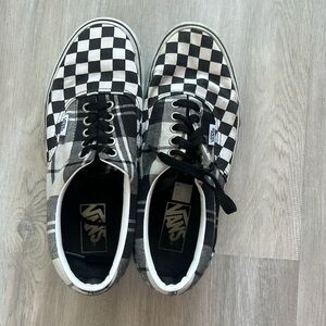 Patchwork Vans Sz 9